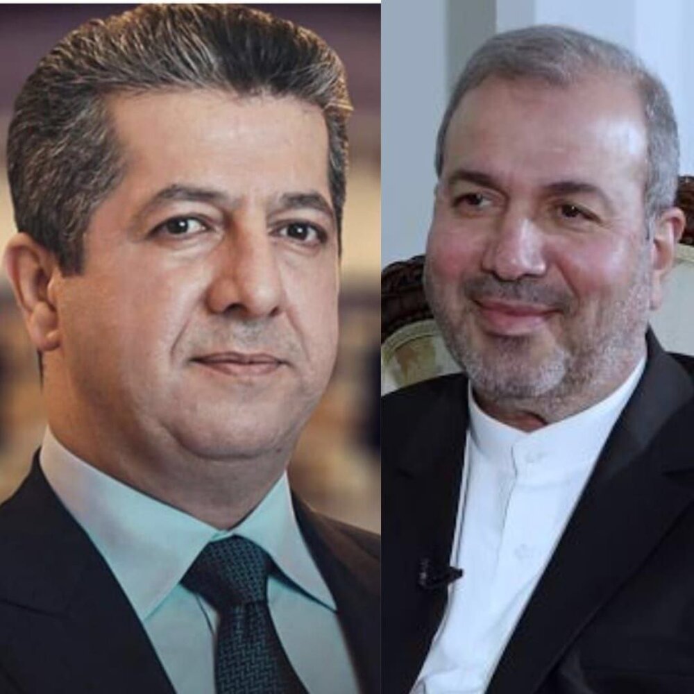 سفیر ایران از دولت و مردم اقلیم کردستان عراق برای میزبانی از زائران اربعین تشکر کرد.